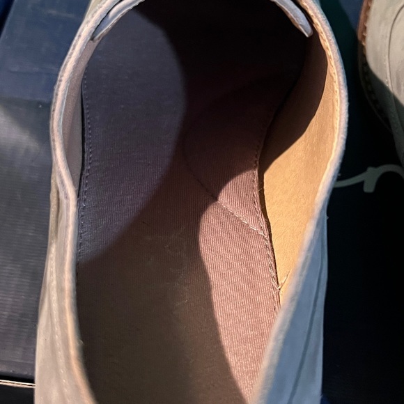 Splendid Gray Leather No Tie Slip on Oxfords size 9 - Picture 4 of 16